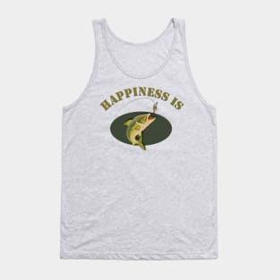 Happiness is Trout Fishing Tank Top